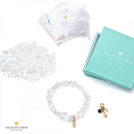 マルラニハワイの水晶ブレスレットを含むギフトセット