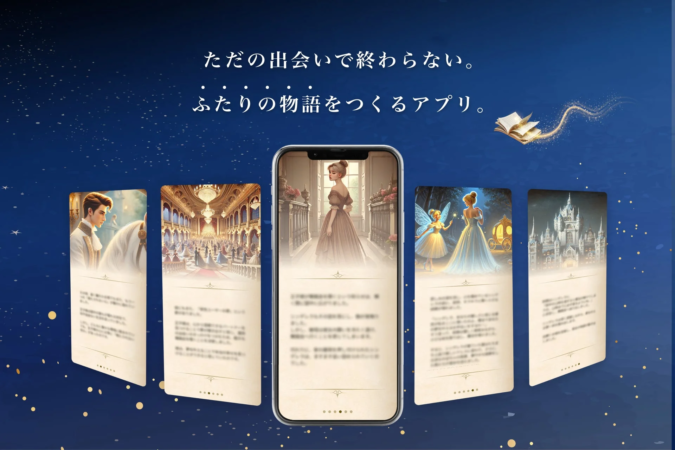 ただの出会いで終わらない。ふたりの物語をつくるアプリ。