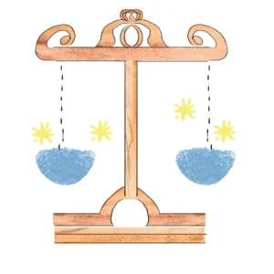 天秤座のイラスト