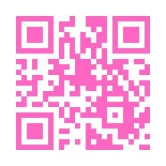 ピンク色でデザインされたQRコード