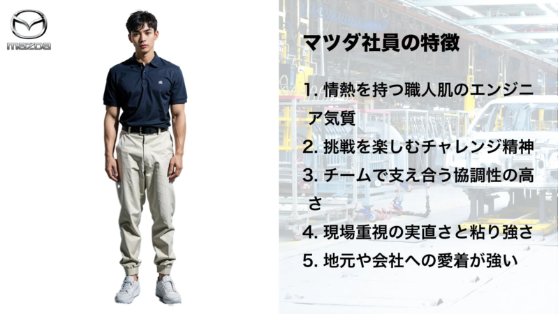マツダ社員の特徴