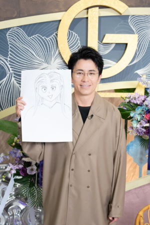 藤森慎吾さんが妻の似顔絵を披露
