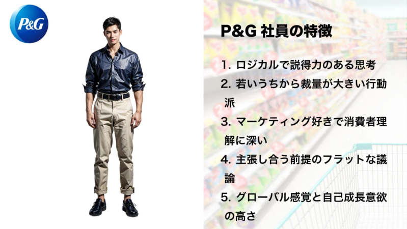 P&G 社員の特徴
