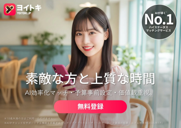 AIが導くマッチングサービス「ヨイトキ」