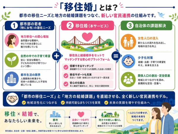 「移住婚」の仕組みと目的